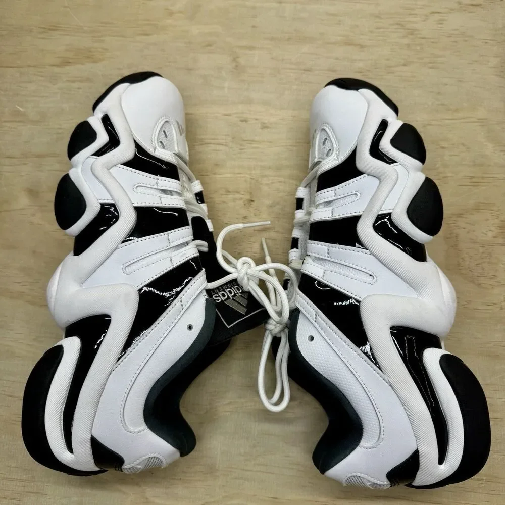 NEW adidas Crazy 8 Low White Black Retro Mens IG2032 sz 12 Basketball Shoes